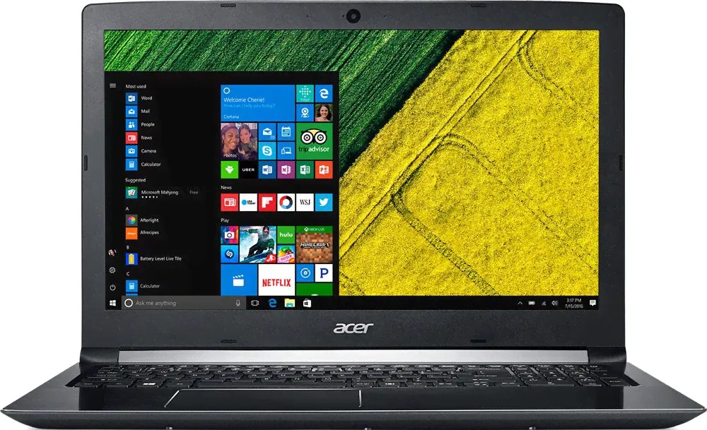 Ноутбук Acer Aspire A517-51G-34NP ( Intel Core i3 6006U/6Gb/1000Gb HDD/nVidia GeForce 940MX/17,3"/1600x900/Нет/Windows 10) Черный-0